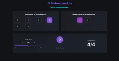 Metronome Lite - A Professional Metronome for Musicians