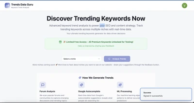 Trends Data Guru - Keyword Trend Analysis